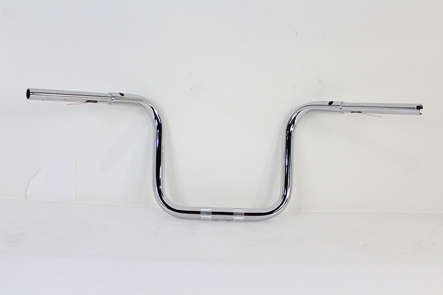 12" Fat Ape Handlebar with Indents Chrome 2015 / UP FLTR