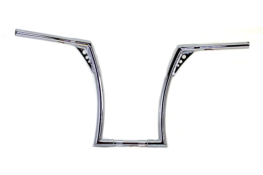 17" Chrome Z-Bar Handlebar with Indents 1982 / 1984 FL 1982 / 1984 FX 1982 / UP XL 1986 / 2017" FLST 1984 / 2017" FXST 1982 / 1994 FXR 1982 / 1994 FXR 1991 / 2017" FXD