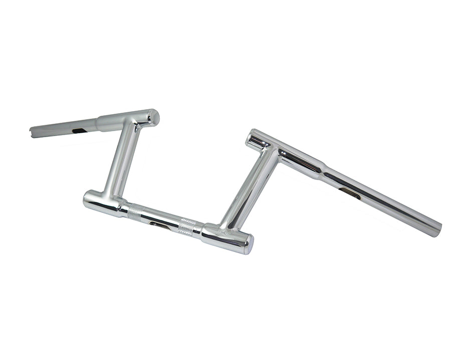 6 Z-Bar Racing Handlebar with Indents Chrome 1982 / 1984 FL 1982 / 1984 FX 1982 / UP XL 1986 / 2017 FLST 1984 / 2017 FXST 1982 / 1984 FXR 1985 / 1994 FXR 1991 / 2017 FXD