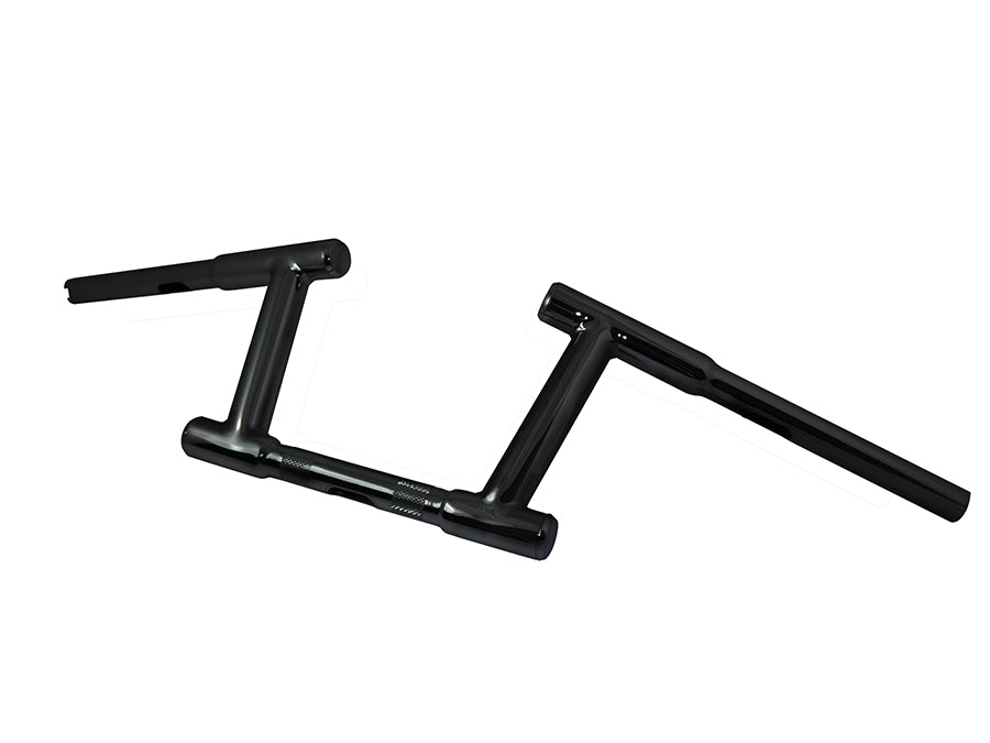 6 Z-Bar Racing Handlebar with Indents Black 1982 / 1984 FL 1982 / 1984 FX 1982 / UP XL 1986 / 2017 FLST 1984 / 2017 FXST 1982 / 1984 FXR 1985 / 1994 FXR 1991 / 2017 FXD