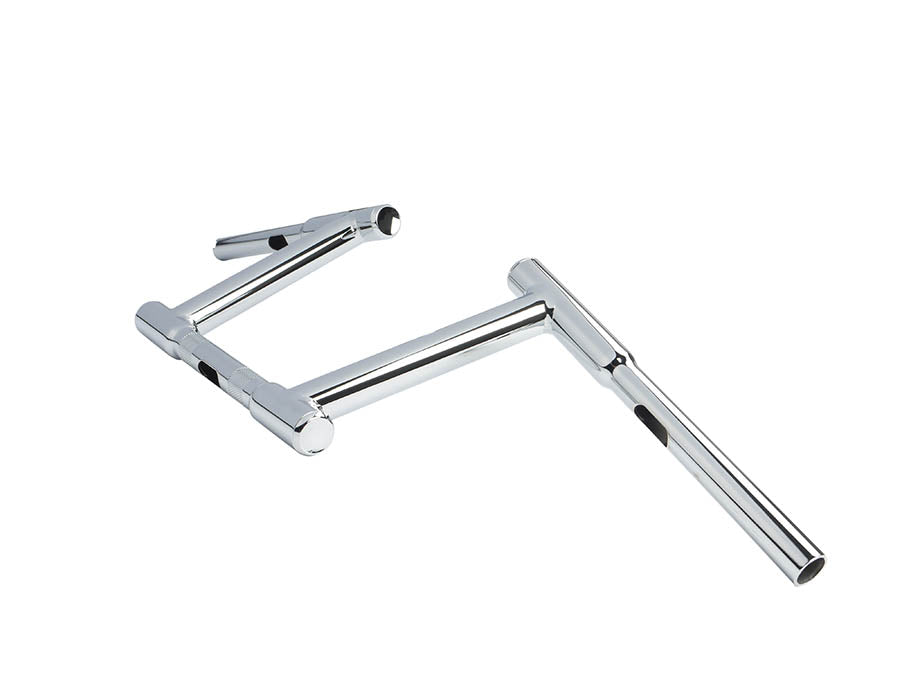 10" Z-Bar Racing Handlebar with Indents Chrome 1982 / 1984 FL 1982 / 1984 FX 1982 / UP XL 1986 / 2017 FLST 1984 / 2017 FXST 1982 / 1984 FXR 1985 / 1994 FXR 1991 / 2017 FXD