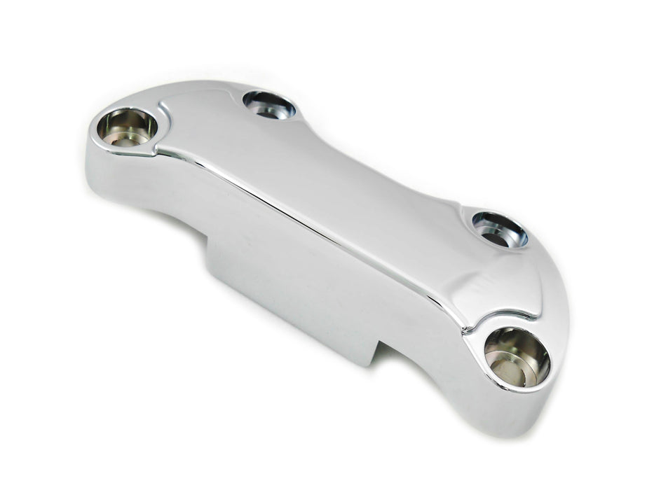 Chrome Smooth Handlebar Clamp Cover with Skirt 1999 / UP FL 1999 / UP FX