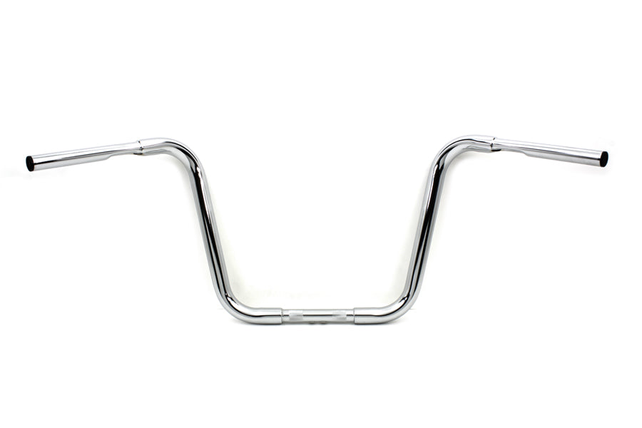 14" Buffalo Ape Hanger Handlebar with Indents Chrome 1982 / 1984 FL 1982 / 1984 FX 1982 / UP XL 1986 / 2017 FLST 1984 / 2017 FXST 1982 / 1994 FXR 1982 / 1994 FXR 1991 / 2017 FXD 1982 / 2007 FLT 1982 / 2007 FLT