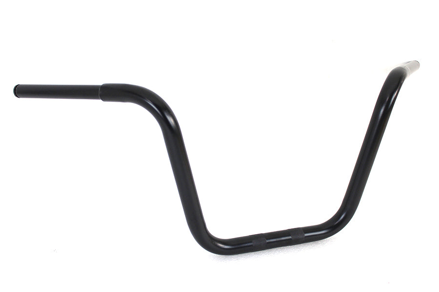 12-1/2" Rhino Ape Hanger Handlebar with Indents Black 0 /  Custom application for use with 1-1/4" risers"