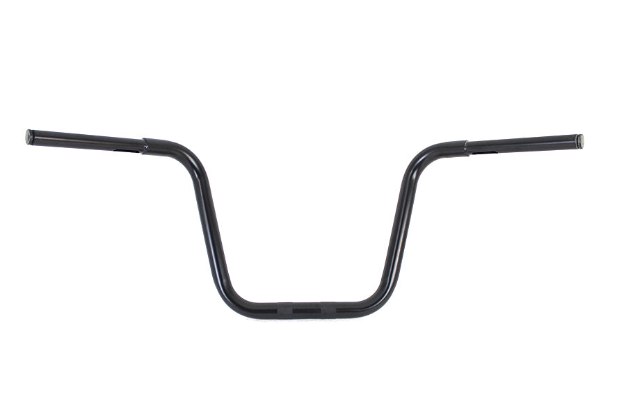 12-1/2" Rhino Ape Hanger Handlebar with Indents Black 0 /  Custom application for use with 1-1/4" risers"