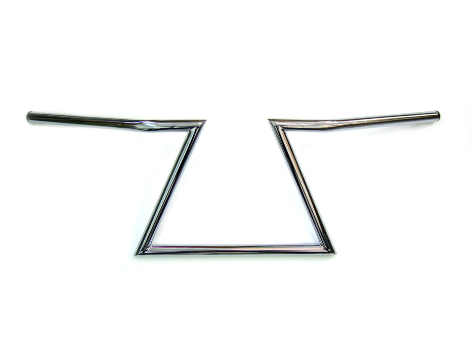 10" Z Handlebars Chrome without Indents 0 /  All