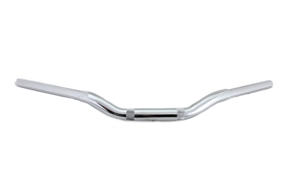 2 Drag Handlebar without Indents Chrome 0 /  Custom application for use with 1-1/4" risers"