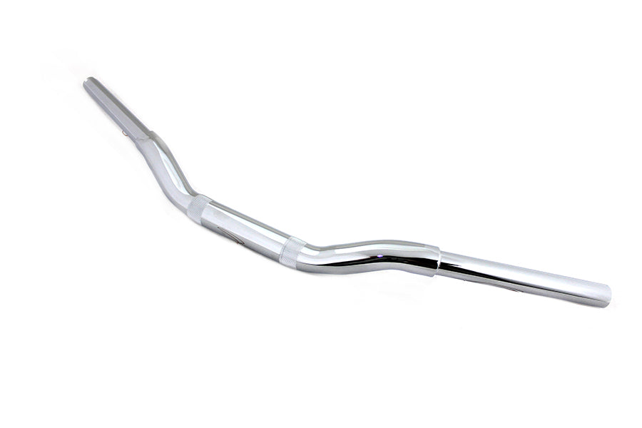 2 Drag Handlebar without Indents Chrome 0 /  Custom application for use with 1-1/4" risers"