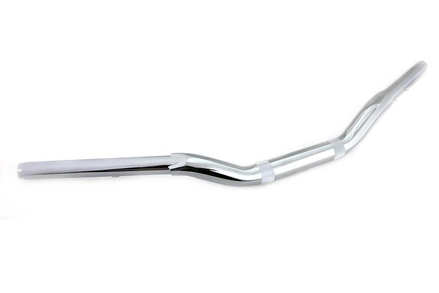 2 Drag Handlebar without Indents Chrome 0 /  Custom application for use with 1-1/4" risers"