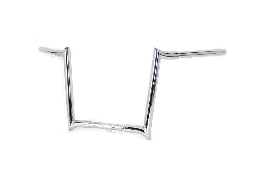 14" Chrome Z-Bar Handlebar with Indents 1982 / 1984 FL 1982 / 1984 FX 1985 / UP XL 1986 / 2017 FLST 1984 / 2017 FXST 1991 / 2017 FXD 1984 / 1994 FXR