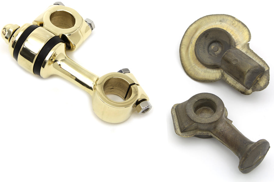 Polished Brass Flanders Riser Set 1941 / 1948 FL 1941 / 1957 G 1941 / 1952 W