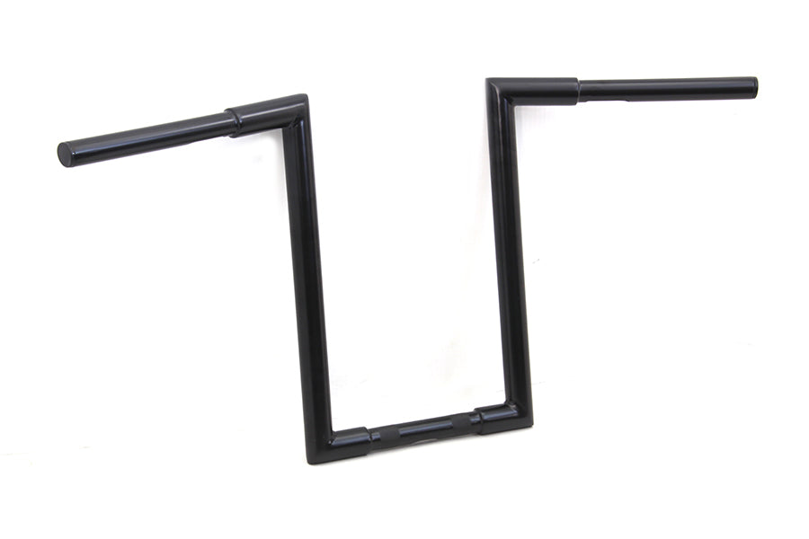 14" Fatty 'Z' Bar Handlebar without Indents Black 1974 / 1981 FL 1974 / 1981 FX 1974 / 1981 XL