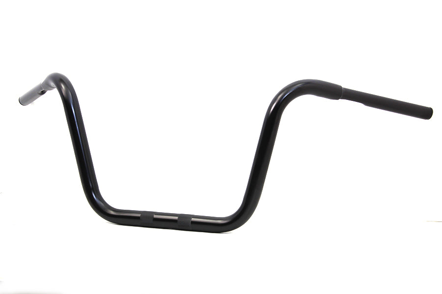 12" Rhino Ape Hanger Handlebar with Indents Black 0 /  Custom application for use with 1-1/4" risers"