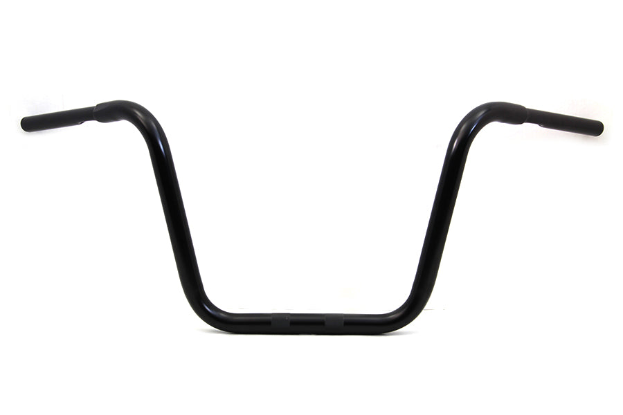 14-1/2" Rhino Ape Hanger Handlebar with Indents Black 0 /  Custom application for use with 1-1/4" risers"