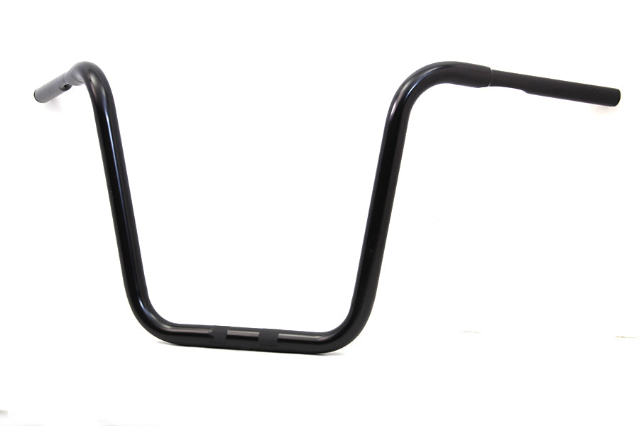 15-1/2" Rhino Ape Hanger Handlebar with Indents Black 0 /  Custom application for use with 1-1/4" risers"