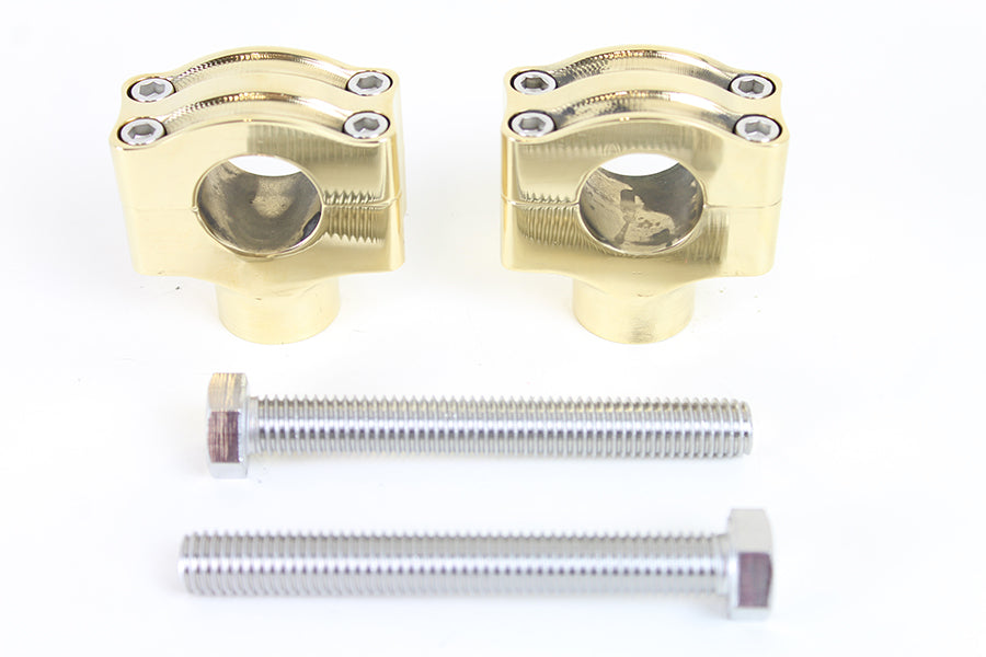 1" Handlebar Riser Set Brass 0 / Custom applications