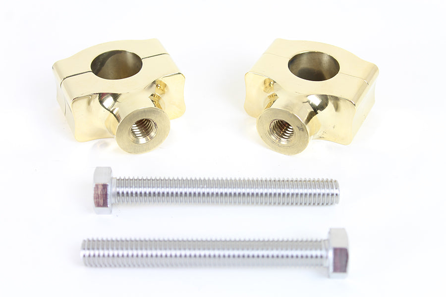 1" Handlebar Riser Set Brass 0 / Custom applications