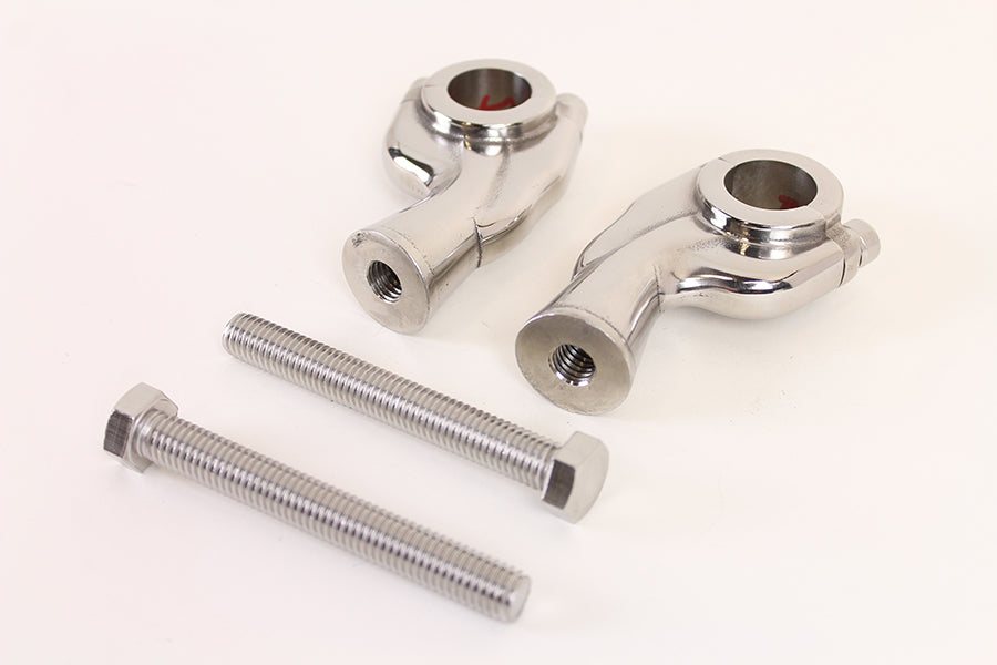 1" Smooth Pullback Riser Set Stainless Steel 0 / Custom application
