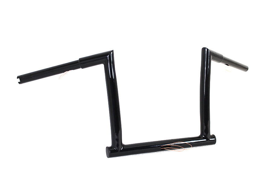 12" Black ChiZeled Z-Bar Handlebar with Indents 2015 / UP FLTR