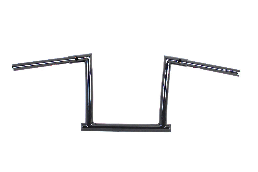 12" Black ChiZeled Z-Bar Handlebar with Indents 2015 / UP FLTR