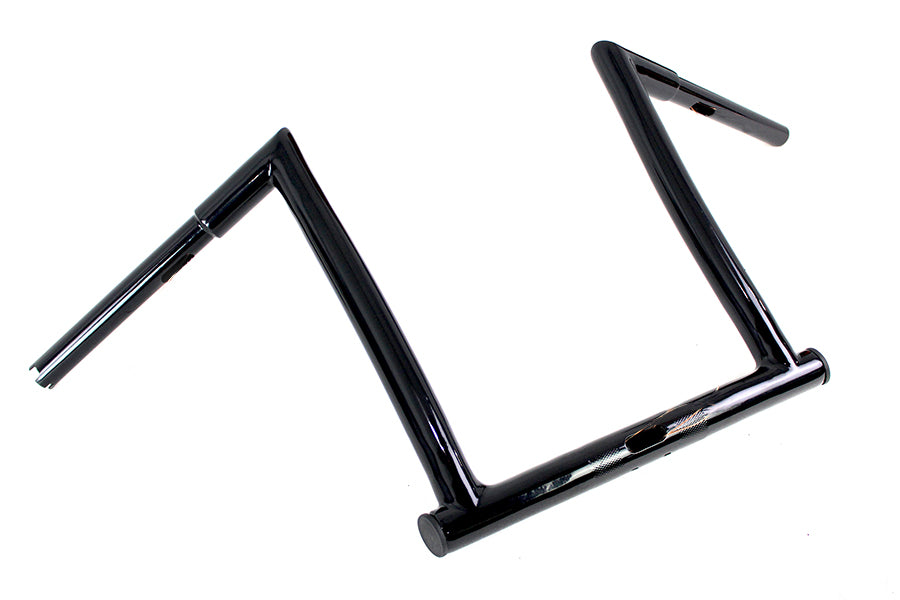 14" Black ChiZeled Z-Bar Handlebar with Indents 2015 / UP FLTR