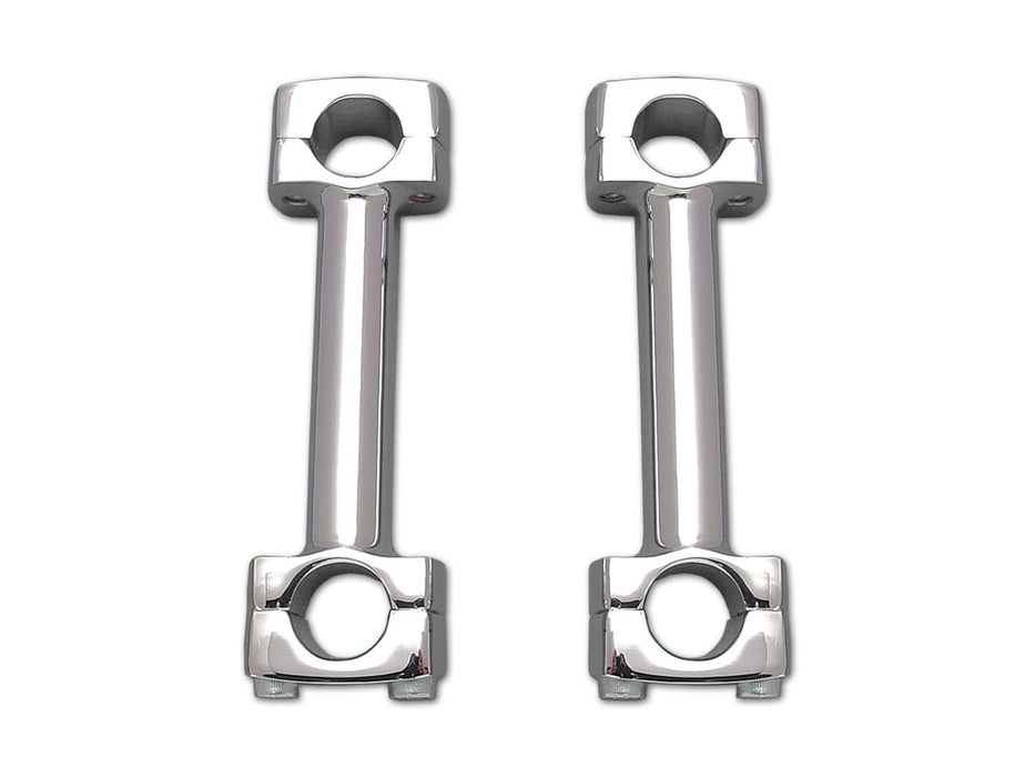 3" Dog Bone Riser Set Chrome 0 /  Custom application