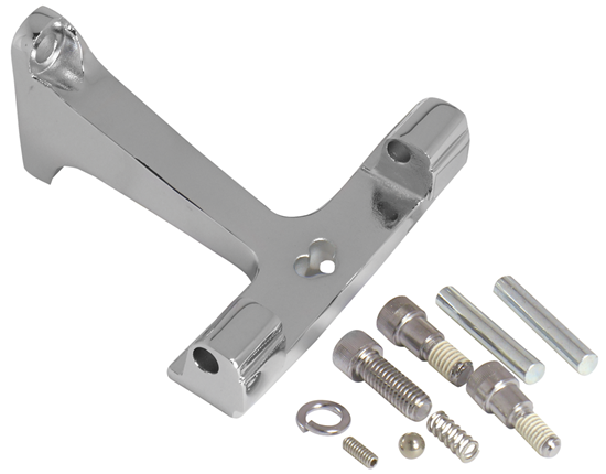 Passenger Footboard Brkt Chrome Plated Touring Models 1993 / Later* Replaces HD 52719-10