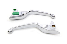 Load image into Gallery viewer, Chrome Smooth Wide Hand Lever Set 2015 / 2017 FXSB 2015 / 2017 FLSTN 2015 / 2017 FLSTF 2015 / 2017 FLSTC