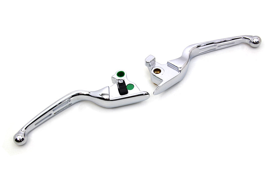 Chrome 3-Slot Wide Hand Lever Set 2015 / 2017 FXSB 2015 / 2017 FLSTN 2015 / 2017 FLSTF 2015 / 2017 FLSTC
