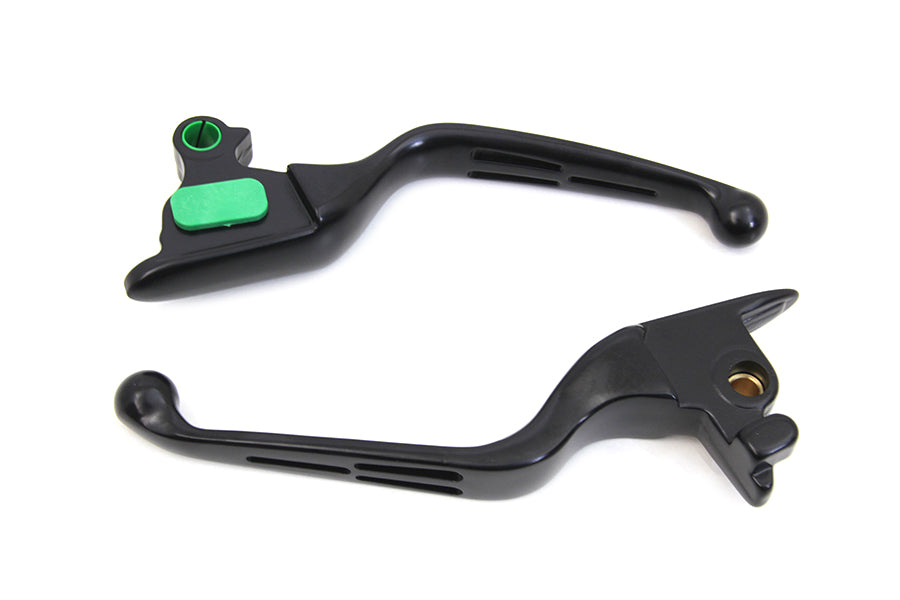 Matte Black 3-Slot Wide Hand Lever Set 2015 / 2017 FXSB 2015 / 2017 FLSTN 2015 / 2017 FLSTF 2015 / 2017 FLSTC