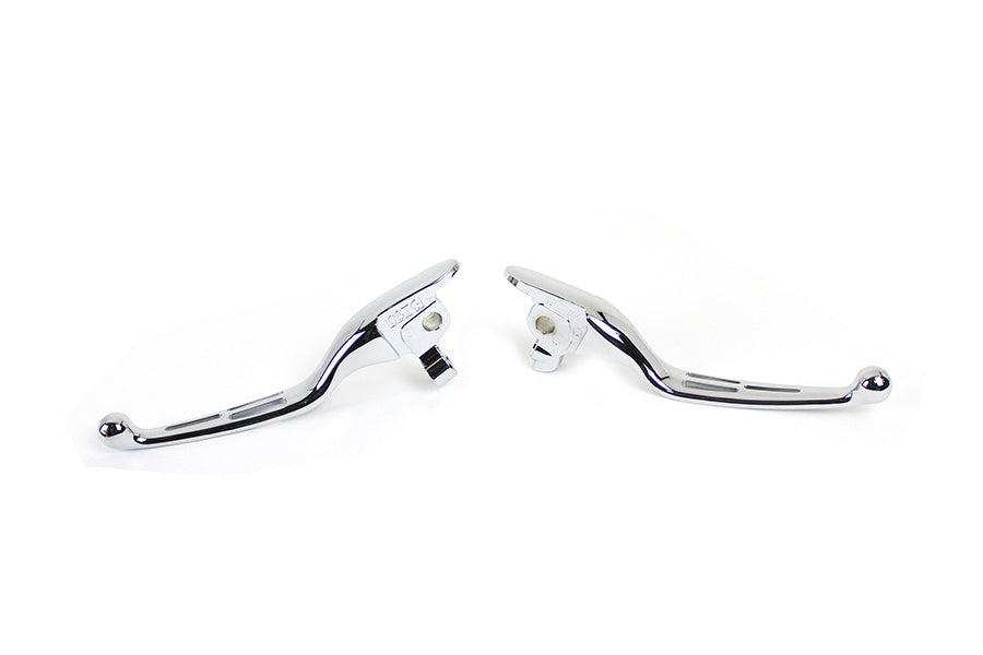 M8 Chrome 3-Slot Hand Lever Set 2017 / UP FLT