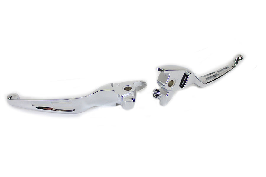 M8 Chrome 3-Slot Hand Lever Set 2017 / UP FLT