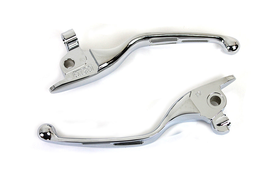 M8 Chrome 3-Slot Hand Lever Set 2017 / UP FLT