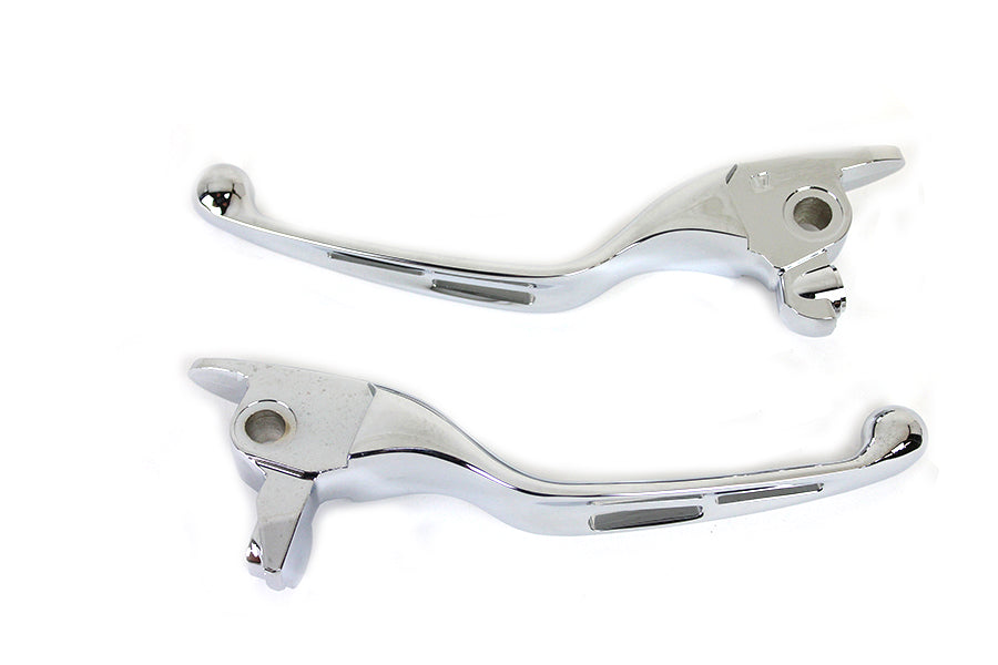 M8 Chrome 3-Slot Hand Lever Set 2017 / UP FLT
