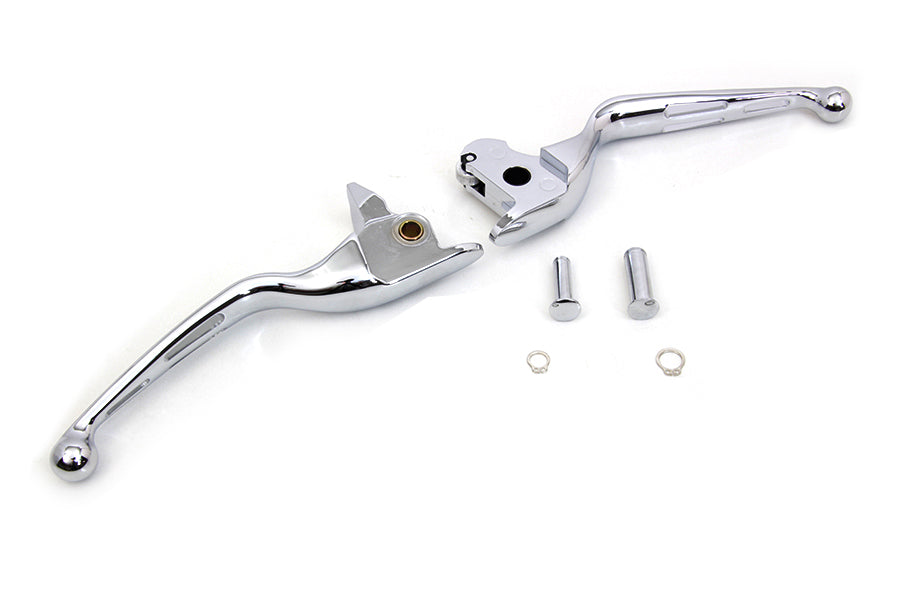 Chrome 3-Slot Wide Hand Lever Set 2014 / 2016 FLT