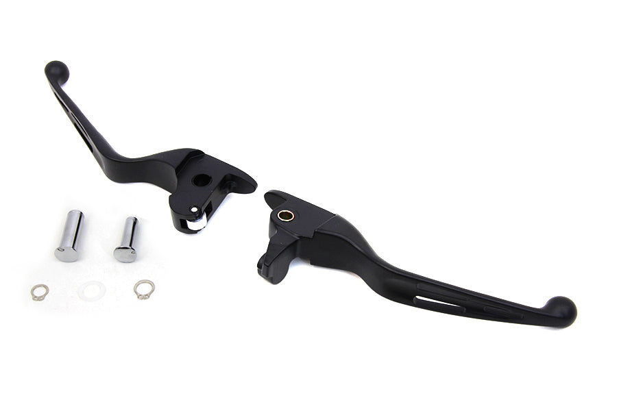 Matte Black 3-Slot Wide Hand Lever Set 2014 / 2016 FLT