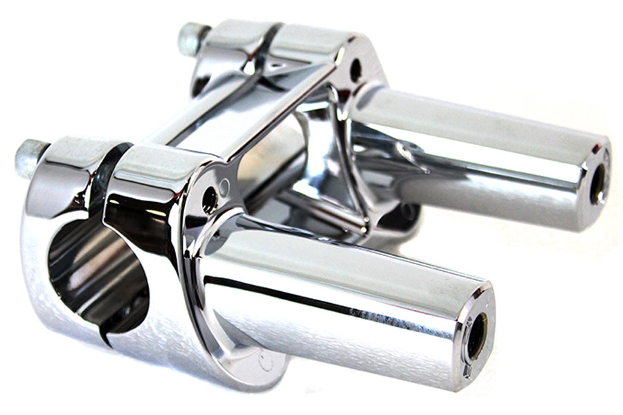 4.1 Fat Riser Kit Chrome 0 /  Custom application for 1-1/4" handlebars"
