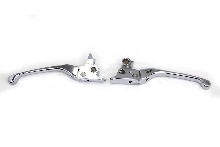 Chrome Adjustable Hand Lever Set 2008 / 2013 FLT