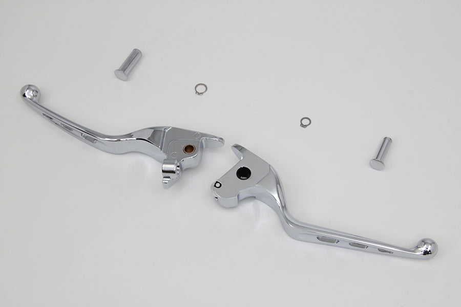 Chrome Drilled Hand Lever Set 2014 / 2016 FLT