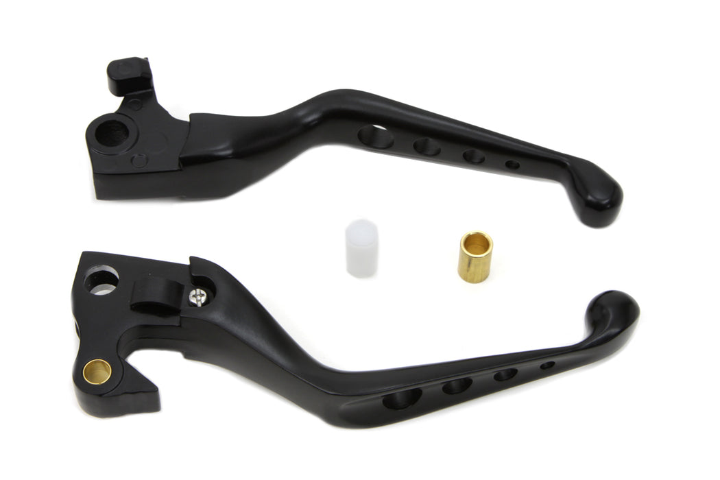 Black Drilled Hand Lever Set 2007 / 2013 XL