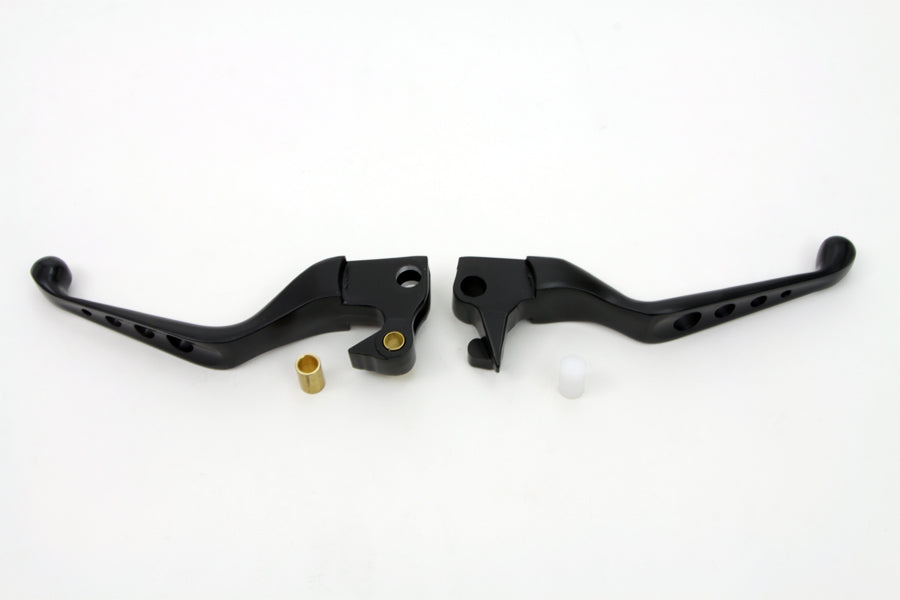 Black Drilled Hand Lever Set 2007 / 2013 XL