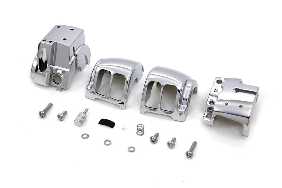 Handlebar Control Switch Housing Kit Chrome 2016 / UP FLST equipped with cruise control2016 / UP FXST equipped with cruise control