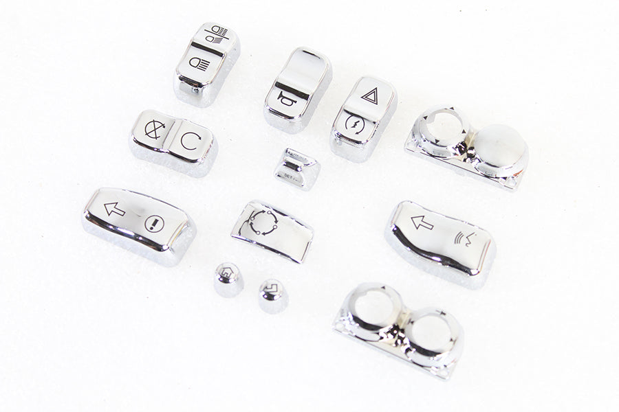 Switch Cover Set Chrome 2016 / UP FLHTCU 2016 / UP FLHTCUL 2016 / UP FLHTCUTG 2016 / UP FLHX 2016 / UP FLHXS 2016 / UP FLTRU 2016 / UP FLTRX 2016 / UP FLTRXS