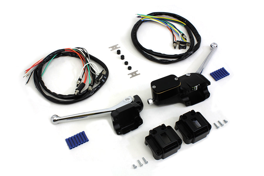 Handlebar Control Kit Black 1972 / 1981 XL 1972 / 1981 FX 1972 / 1981 FL