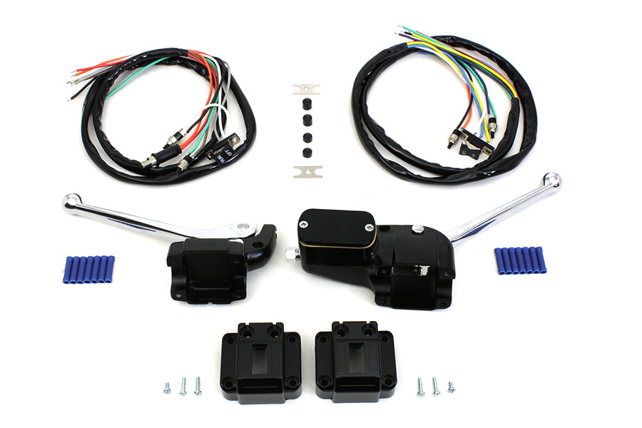 Handlebar Control Kit Black 1972 / 1981 XL 1972 / 1981 FX 1972 / 1981 FL