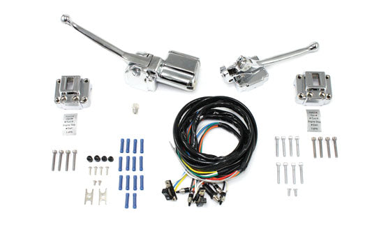 Handlebar Control Kit Chrome 1972 / 1981 FL 1972 / 1981 FX 1972 / 1981 XL
