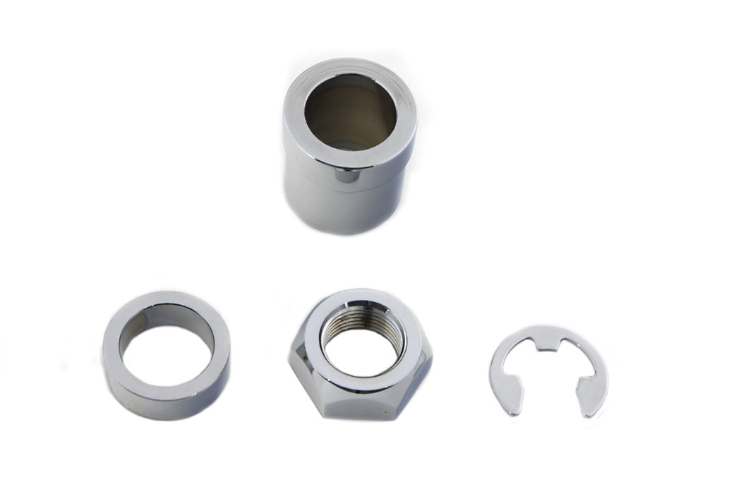 Rear Axle Nut Kit Chrome 2002 / 2007 FLT