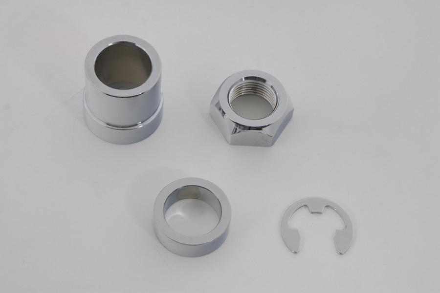 Rear Axle Nut Kit Chrome 2002 / 2007 FLT
