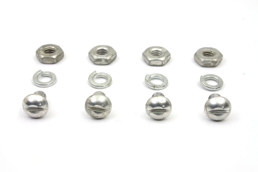 Cadmium Speedometer Mount Kit Bolt Set 1936 / 1940 EL 1941 / 1984 FL