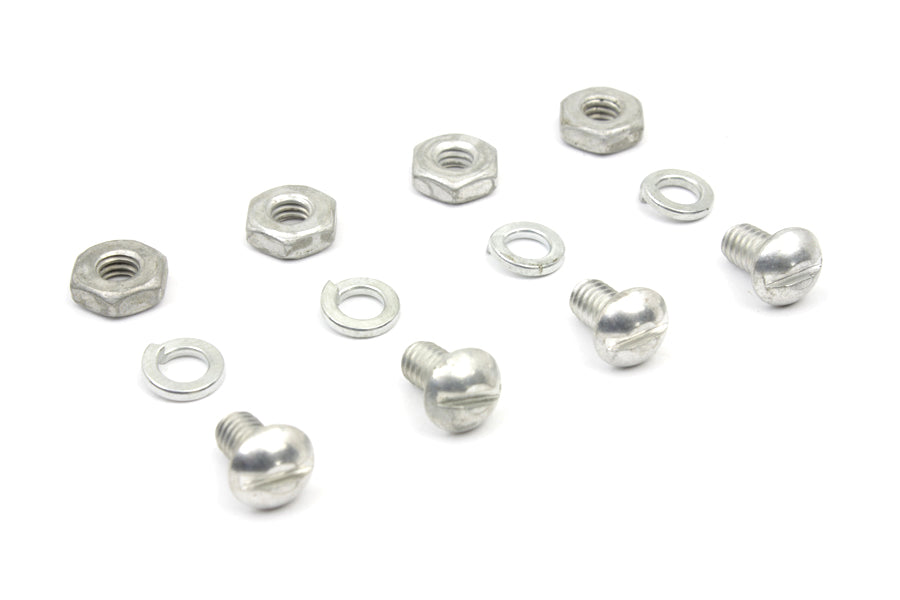 Cadmium Speedometer Mount Kit Bolt Set 1936 / 1940 EL 1941 / 1984 FL